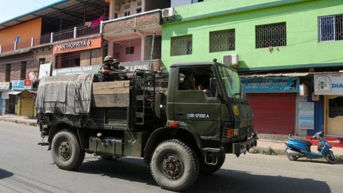 At Itham, a mob led by Meitei women forced the Army to release 12 members of Kanglei Yawol Kanna Lup (KYKL), a terrorist organisation | Representative image, Suraj Singh Bisht, ThePrint