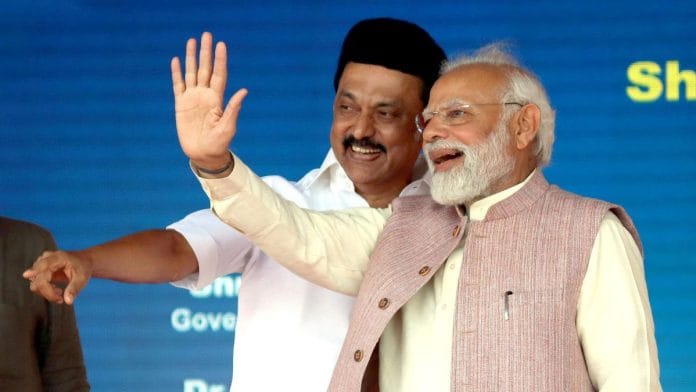 File photo of MK Stalin and PM Modi | ANI
