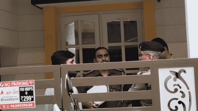 Bengaluru Police during investigation of the murders of IT executives Phanindra Subramanya and Vinu Kumar | ANI