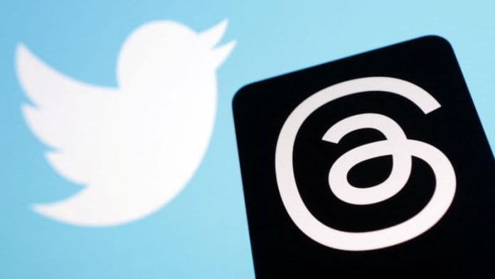 Meta's Threads app and Twitter logos are seen in this illustration taken July 4, 2023 | Reuters