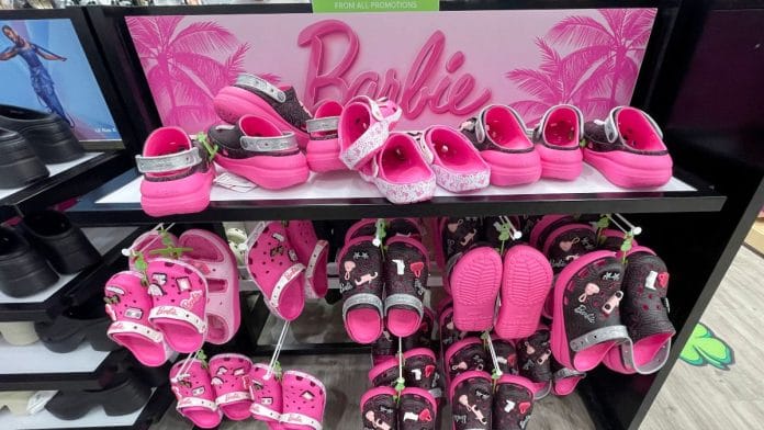 Barbie-themed merchandise is displayed at a mall in Glendale, California | Reuters