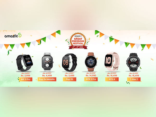 Amazfit Unveils Incredible Deals on Amazon Great Freedom Festival Sale