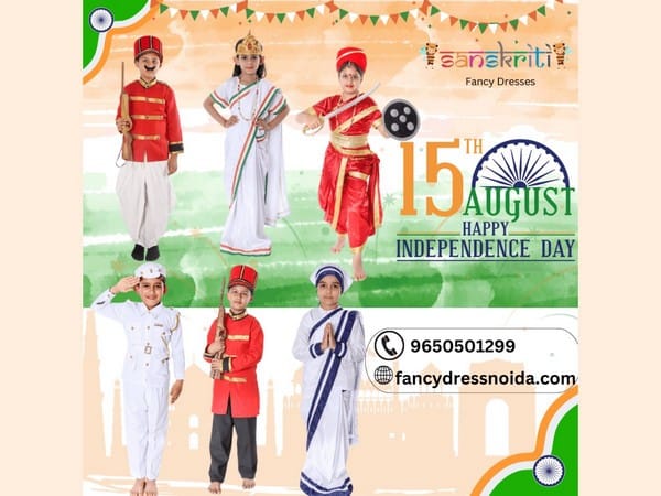Independence Day Dress: Celebrate with Sanskriti Fancy Dresses, A Parade of Patriotism and Style