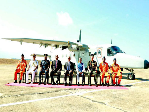 India hands over maritime surveillance aircraft Dornier to Sri Lanka