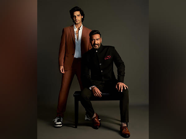 Ajay Devgn poses with nephew Aaman in latest pictures