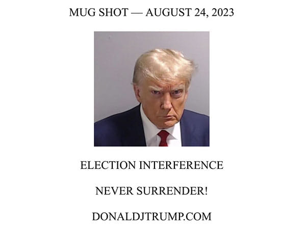 Trump returns to X, formerly Twitter, to show off his mug shot