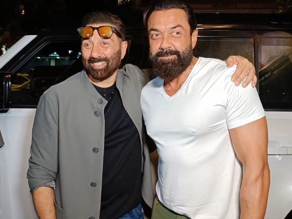 Sunny Deol attends success party of 'Gadar 2' with his brother Bobby Deol 