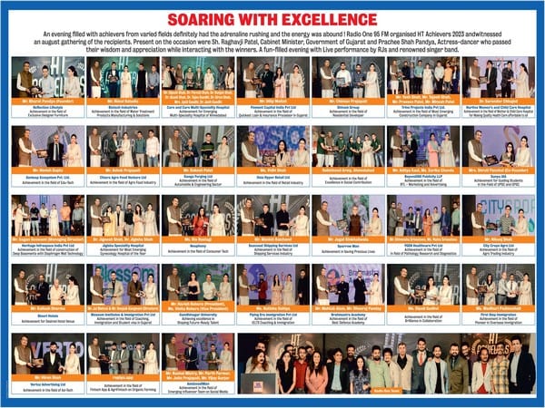 Radio One 95 FM Hosts HT Achievers 2023 Recognizing Outstanding Accomplishments