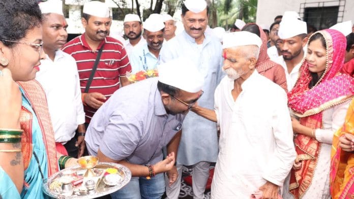 File image of Sambhaji Bhide | Twitter | @NarendraMathadi