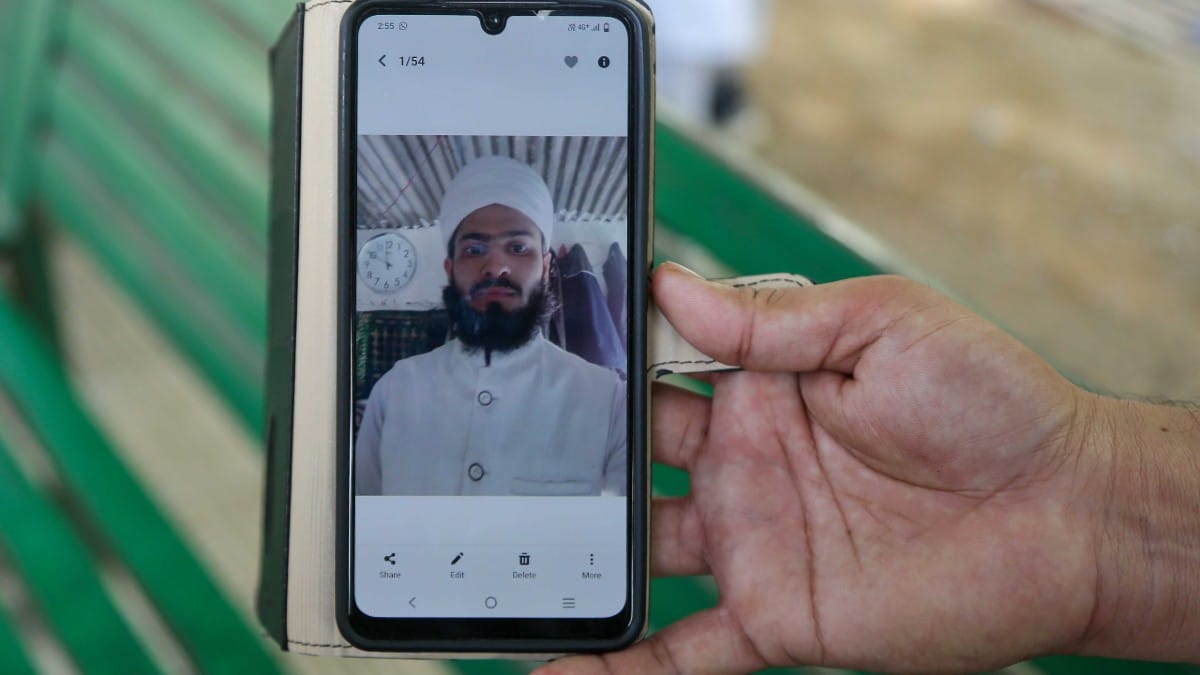 A picture of Maulana Saad, Naib Imam of Gurugram’s Anjuman Jama Masjid | Suraj Singh Bisht | ThePrint