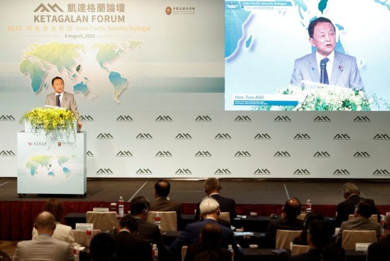 Japan, US must show strong resolve to defend Taiwan, says former Japanese PM Aso