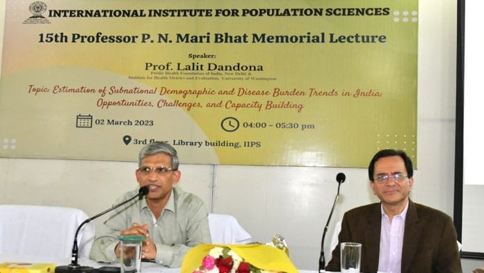 File image of suspended Indian Institute of Population Sciences director K.S. James (L) | Credit: Iipsindia.ac.in