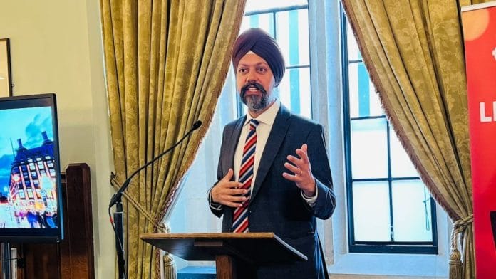 British MP Tanmanjeet Dhesi | Twitter/@TanDhesi