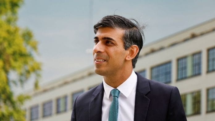 British Prime Minister Rishi Sunak visits a housing development in London, Britain | Reuters/Peter Cziborra/Pool/file photo