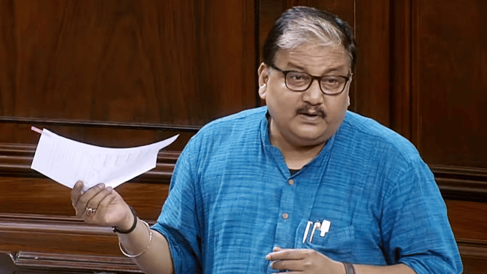 File photo of RJD Rajya Sabha MP Manoj Jha | ANI