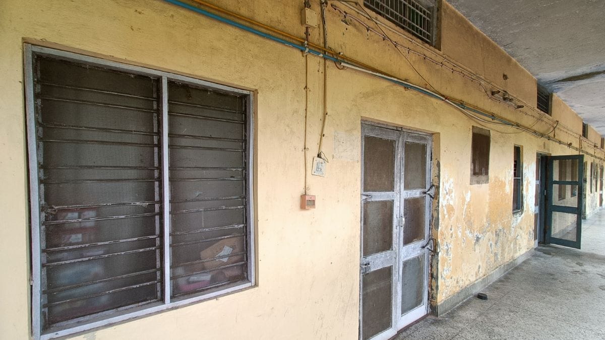 Room no. 15 at BRD Medical College, Gorakhpur, where Amarmani Tripathi has been serving his life sentence for more than a decade | Photo: Krishan Murari/ ThePrint