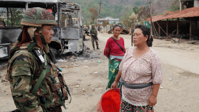 Security forces have been deployed in Manipur where ethnic tension still persists | Suraj Singh Bisht | ThePrint