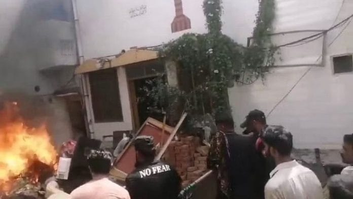 Church attacked in Pakistan's Faisalabad over blasphemy allegations | @BishopAzadM/X via ANI