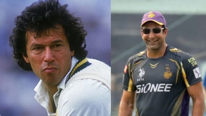 Imran Khan & Wasim Akram | YouTube screengrab / Wikimedia Commons