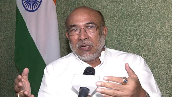 File photo of Manipur Chief Minister N Biren Singh | ANI