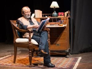 Pankaj Kapur presents a theatrical reading of his novel-turned-play 'Dopehri' at Siri Fort Auditorium, Delhi | Photo: Instagram/@delhitheatrefestival 