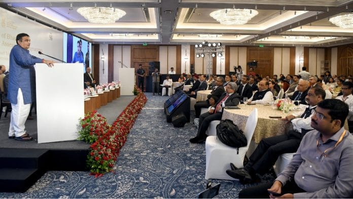 Union Minister of Road Transport and Highways Nitin Gadkari speaks at the launch of the Bharat New Car Assessment Programme (NCAP), in New Delhi on Tuesday | ANI