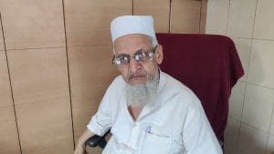 Syed Mohammad Yaseen, joint secretary of the Anjuman Intezamia Masjid committee claims that there is evidence to show that namaz was offered in the mosque since it was built | Sonal Matharu, ThePrint