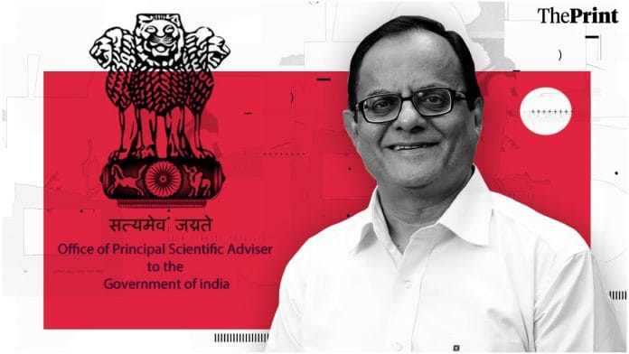 Principal Scientific Adviser Ajay Sood | Image by Soham Sen, ThePrint