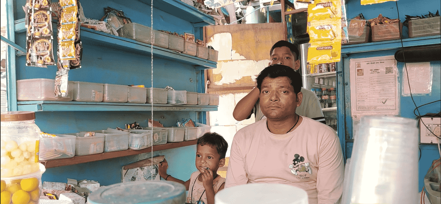 Akbar in his newly-rebuilt shop in Jahangirpuri | Heena Fatima | ThePrint