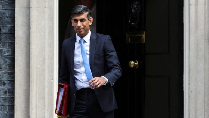 File photo of UK Prime Minister Rishi Sunak | Reuters