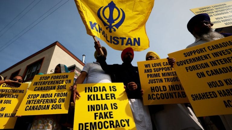 Canadian Sikhs stage protests against Indian government over murder