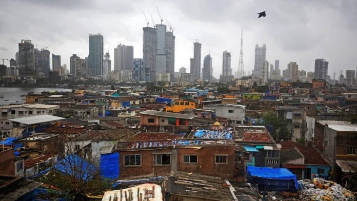 A bird flies across central Mumbai's financial district skyline, India | Reuters file photo