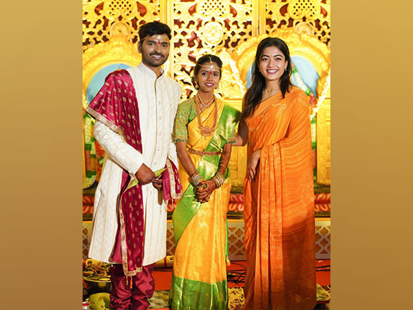 In pics: Rashmika Mandanna attends her assistant's wedding