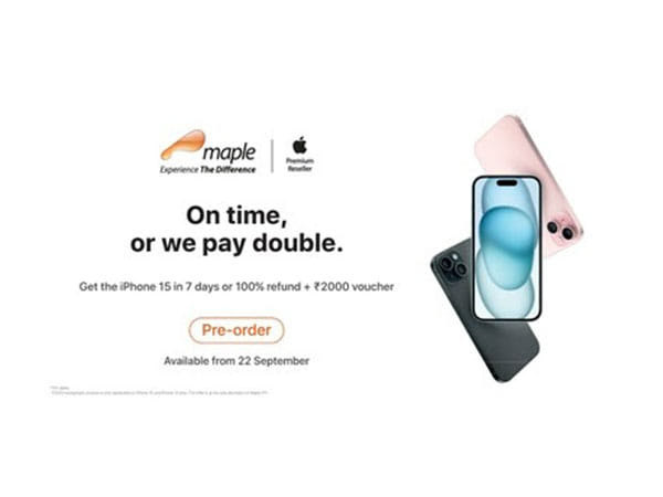 Pre-book Apple iPhone 15 at Maple and get priority delivery across India