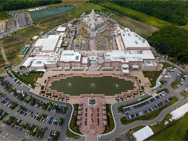 Sneak peek at US's largest hand-carved Hindu temple; to be inaugurated on October 8