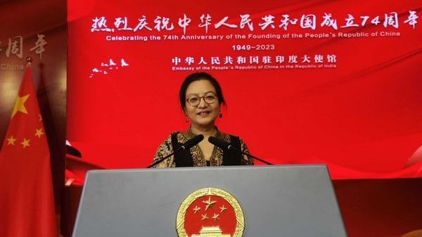 China’s Chargé d’Affaires in India Ma Jia | Photo: Credit/ Chinese embassy to India website