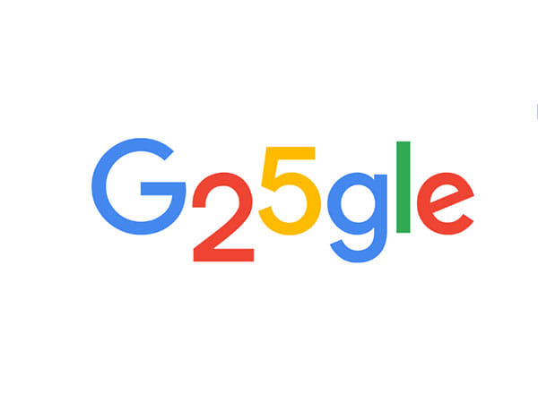Google celebrates 25th birthday with a special doodle