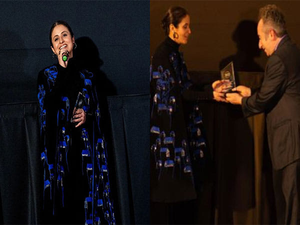 Rasika Dugal gets bestowed with SAFA Award at Chicago South Asian Film Festival 2023