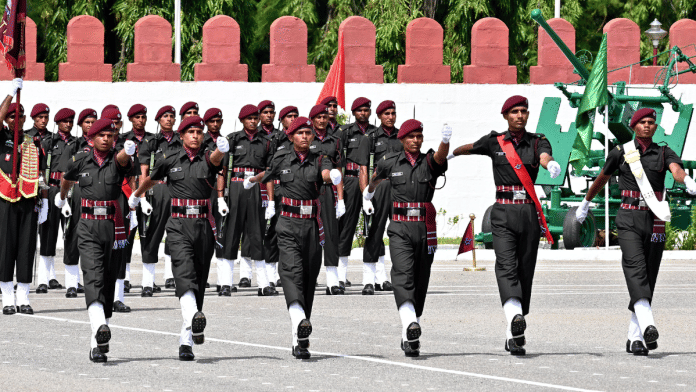 File photo of first batch of Agniveers of Parachute Regiment during the passing out parade in Bengaluru | ANI