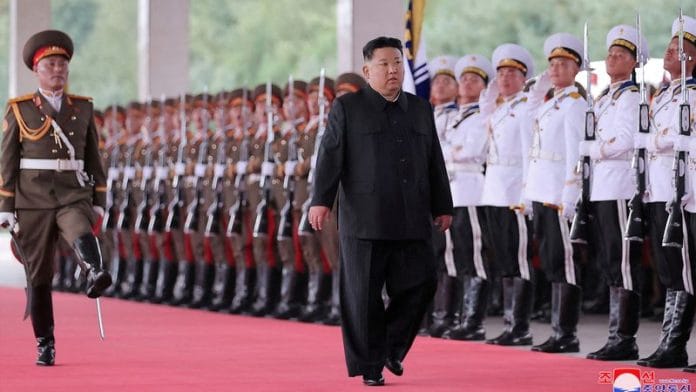 North Korean leader Kim Jong Un departs Pyongyang, North Korea, to visit Russia, on 10 September 2023 | KCNA via Reuters