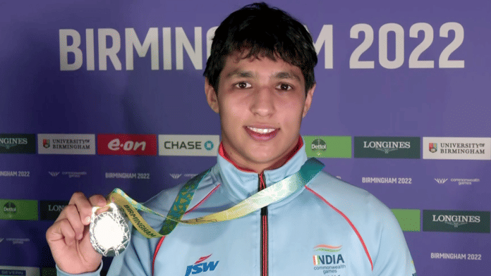 File photo of wrestler Anshu Malik during the Birmingham Commonwealth Games 2022 | ANI