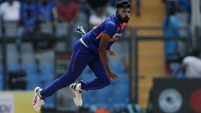 Mohammed Siraj in action | Reuters