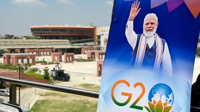 A view of the International Media Centre ready for the G20 Summit, New Delhi | Photo: ANI Photo/Ayush Sharma