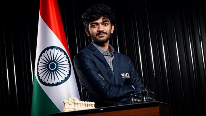 D. Gukesh | File image via Twitter/@FIDE_chess