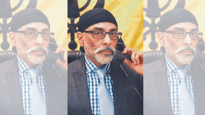 File photo of Gurpatwant Singh Pannun | Special arrangement