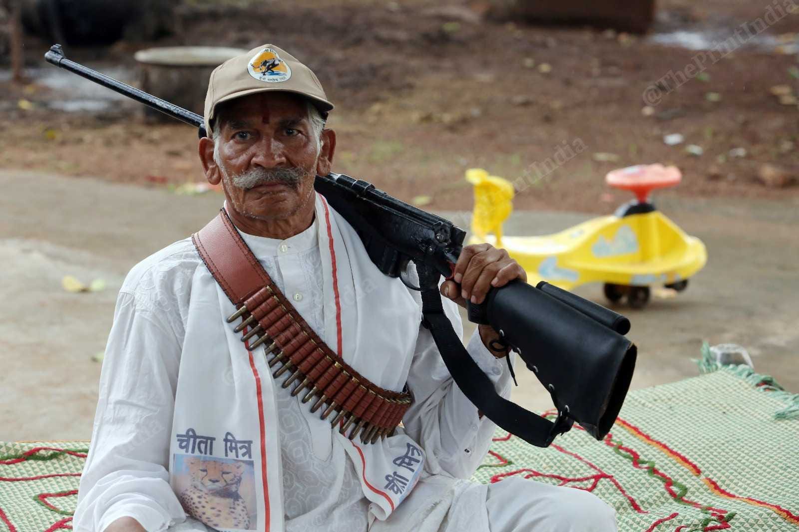 Former dacoit Ramesh Sikarwar claims he left his role as a cheetah mitra due to the forest department’s mismanagement of the project. | Praveen Jain | ThePrint