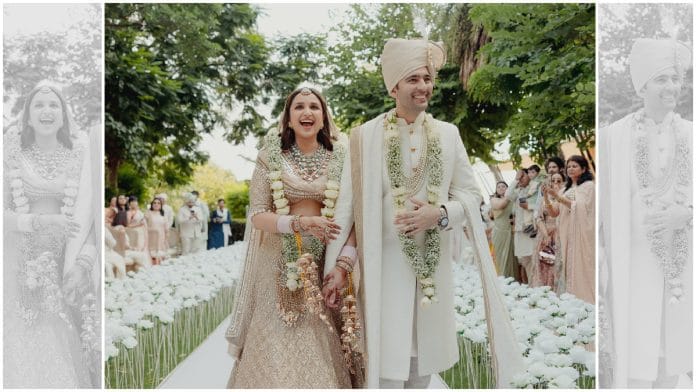 AAP MP Raghav Chadha and Bollywood actor Parineeti Chopra got married in Udaipur Sunday | X/@Raghav_Chadha