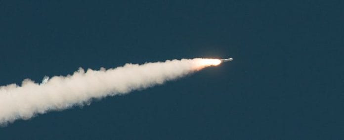 The United Launch Alliance Atlas V rocket carrying NASA's Origins, Spectral Interpretation, Resource Identification, Security-Regolith Explorer (OSIRIS-REx) spacecraft lifts off from Space Launch Complex 41 at Cape Canaveral Air Force Station, Florida, U.S. in this September 8, 2016 handout photo. Joel Kowsky/NASA | Reuters