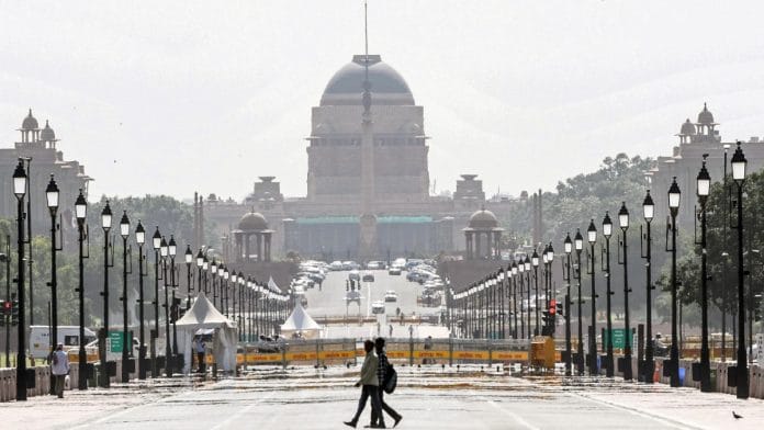 Road leading to Rashtrapati Bhavan | Representational image | ANI file photo