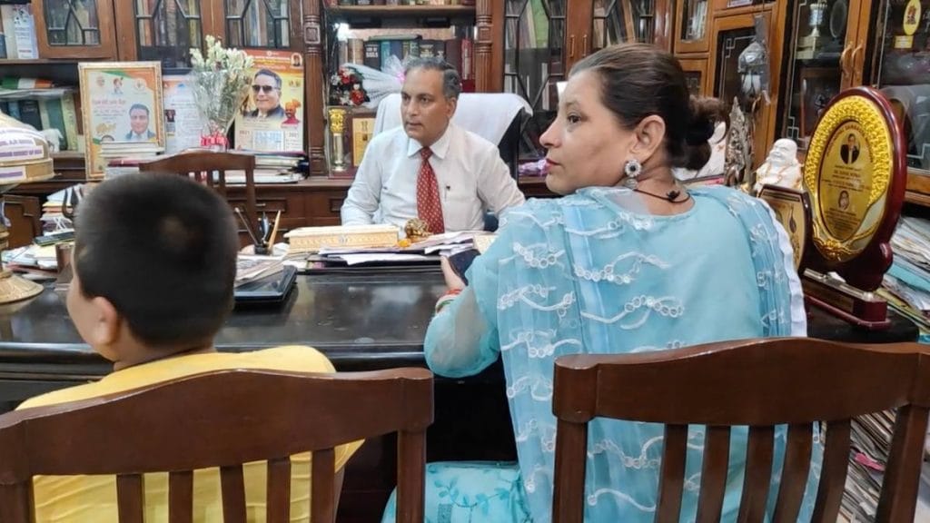 Sameena Begum at her advocate's office